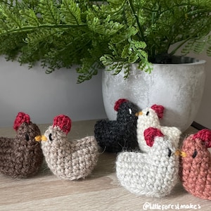 Crochet Chicken & Duck Plushie Pattern: Low Sew Easter Decor (Digital PDF)