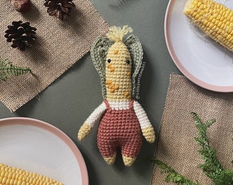 Christopher the Corn Vegetable Plushie Pattern [DIGITAL PDF] (Downloadable File)