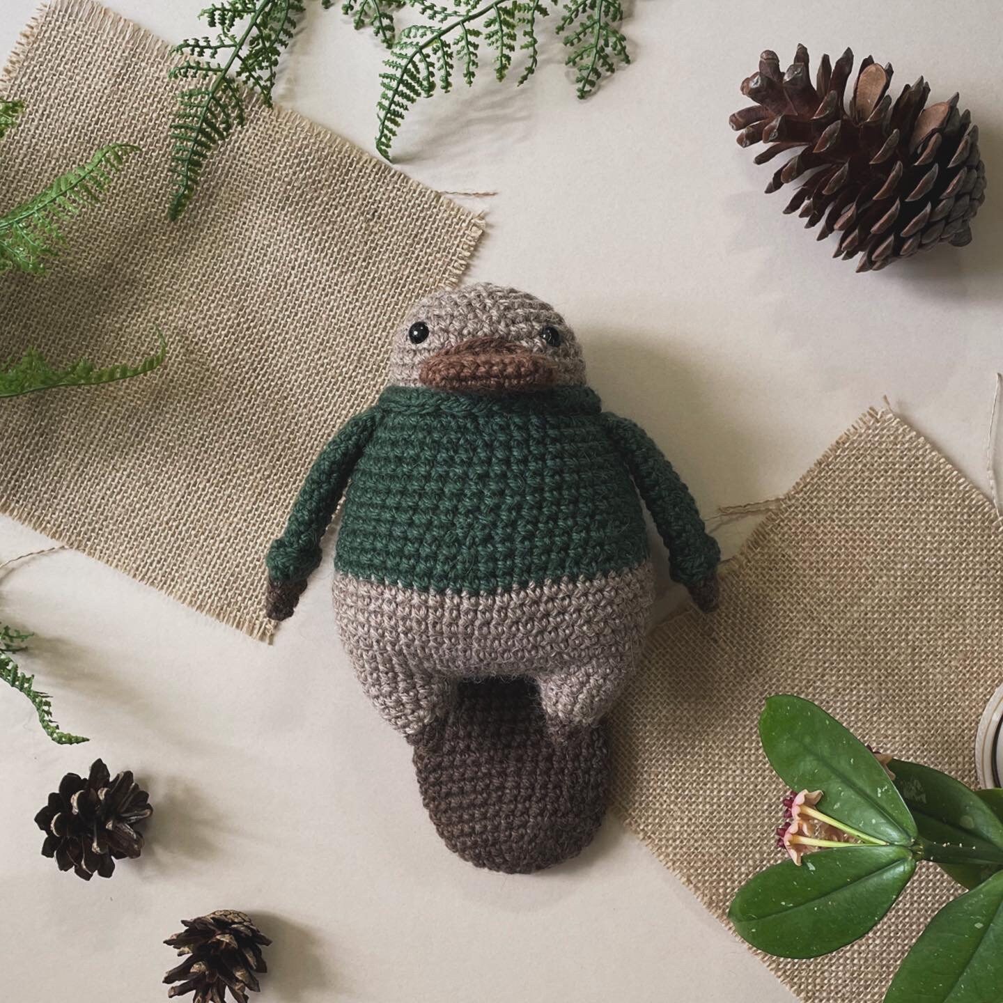 32 Platypus Crochet Patterns for Cute Aussie-Inspired Amigurumi Projects 27 Paxton the Platypus Crochet Plushie Doll Animal