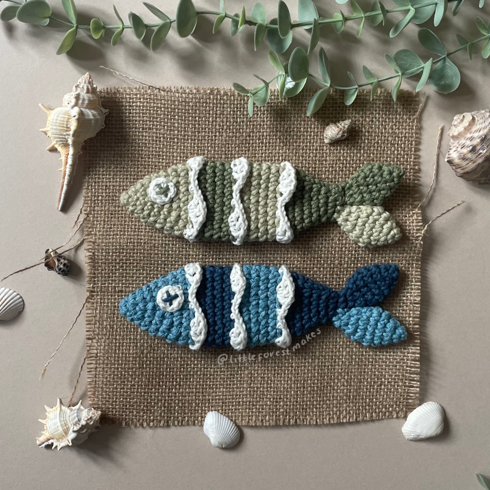 Little Fishy Crochet Fish Cat Toy Pattern [digital ]