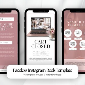 74 Aesthetic Faceless Instagram Reels, Instagram Reel Templates Faceless, Instagram Reel Templates Faceless, Templates for Faceless Reels