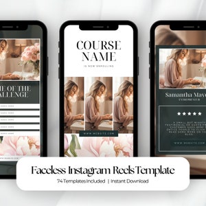 74 Aesthetic Faceless Instagram Reels, Instagram Reel Templates Faceless, Instagram Reel Templates Faceless, Templates for Faceless Reels