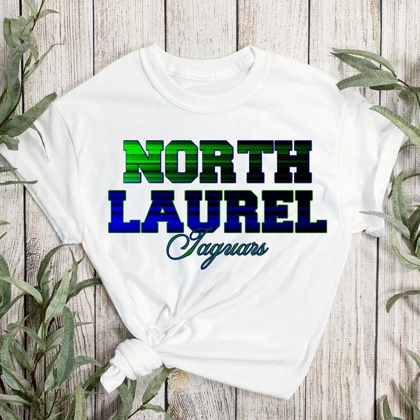 North laurel school, digital shirt design