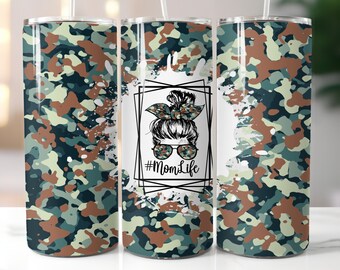 cadeau de fête des mères, vie de maman, conception numérique de gobelet de 20 oz