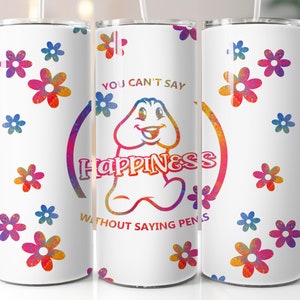 mature funny hap-penis gift, 20 oz tumbler digital design