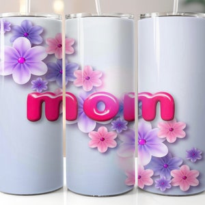 mothers day gift, mom, 20 oz tumbler digital design
