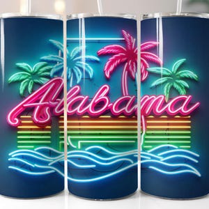 Alabama, 20 oz tumbler digital design