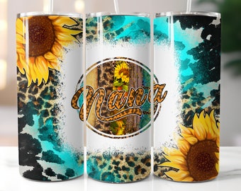 Nana, 20 oz tumbler digital design