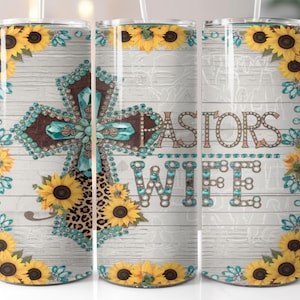 Pastors wife, 20 oz tumbler digital design