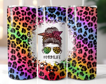 cadeau de fête des mères, vie de maman, conception numérique de gobelet de 20 oz