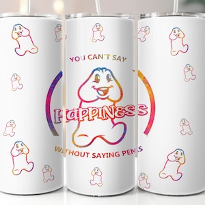 mature funny hap-penis gift, 20 oz tumbler digital design