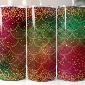 Mermaid scale, 20 oz tumbler digital design