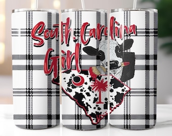 Carolina del Sur, vaso de 20 oz, diseño digital