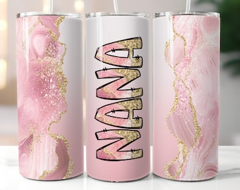 Nana, 20 oz tumbler digital design