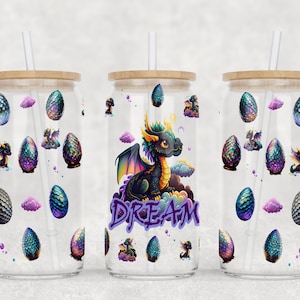 Dragon, Libbey Glass tumbler digital design