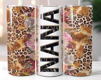 Nana, 20 oz tumbler digital design