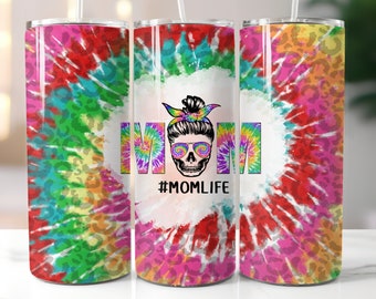 cadeau de fête des mères, vie de maman, conception numérique de gobelet de 20 oz