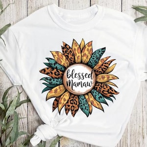 blessed mamaw, digital shirt design, digital png, shirt png