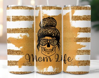 cadeau de fête des mères, vie de maman, conception numérique de gobelet de 20 oz