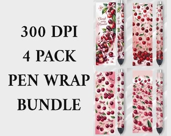 Kirsch und Kokette Bögen Stiftverpackungen, Stiftverpackungs-Digitalpaket