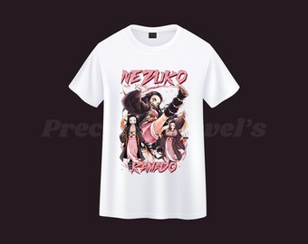 Anime, nezuko kamado, merchandise, t -shirts