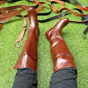 Renaissance Medieval Boots, Vintage Knight Boots, Knight Boots Pirate Shoes, Men’s Barefoot Boots, Ren Faire Medieval Boots Cosplay