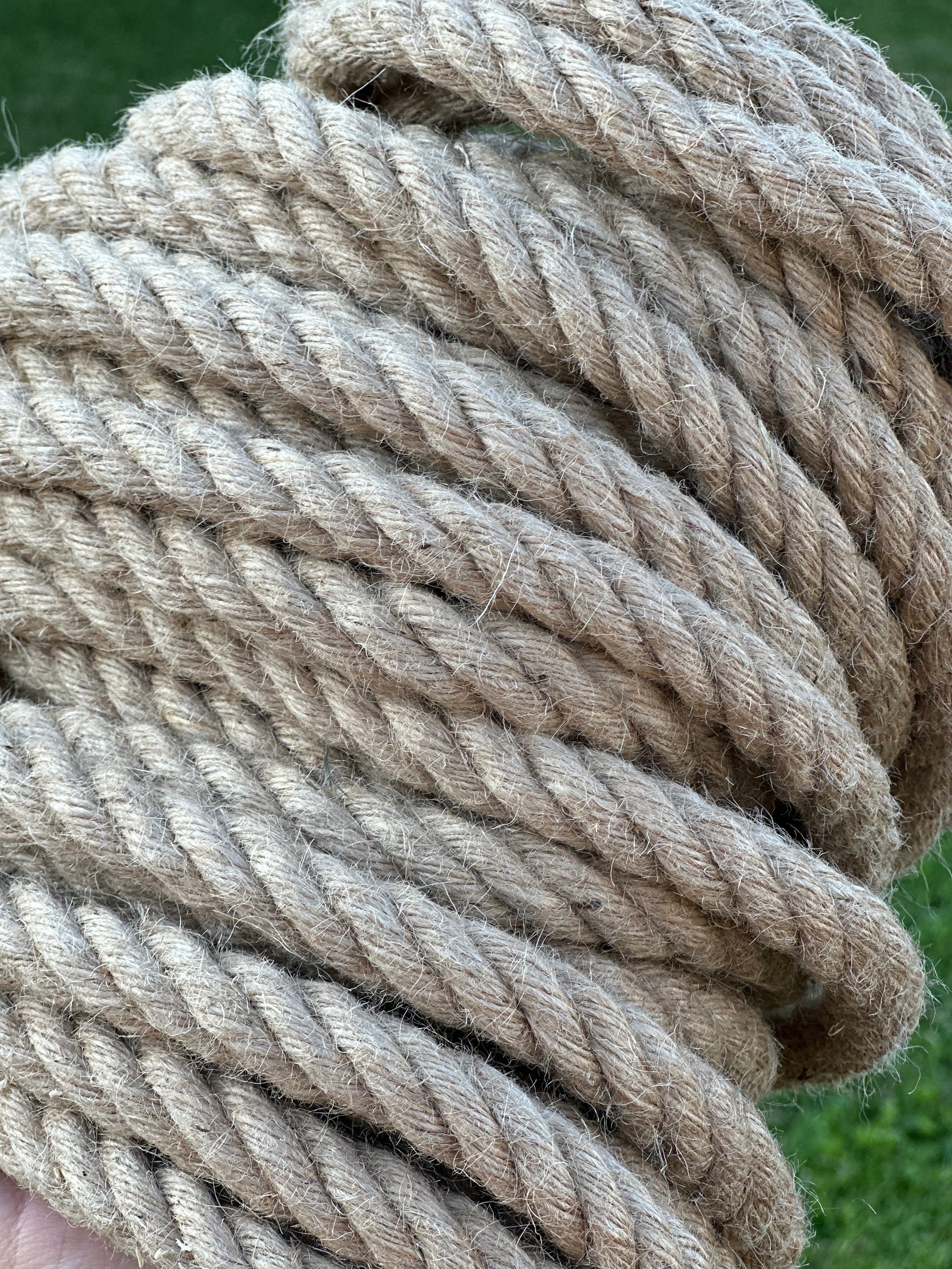 Boho Jute Rope L Porch Swing Daybed Rustic Tan Hemp Rope - Etsy