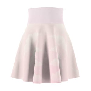 Dreamy Yume Kawaii Cloud  Print Skirt, Pink Pastel Fashion, Harajuku