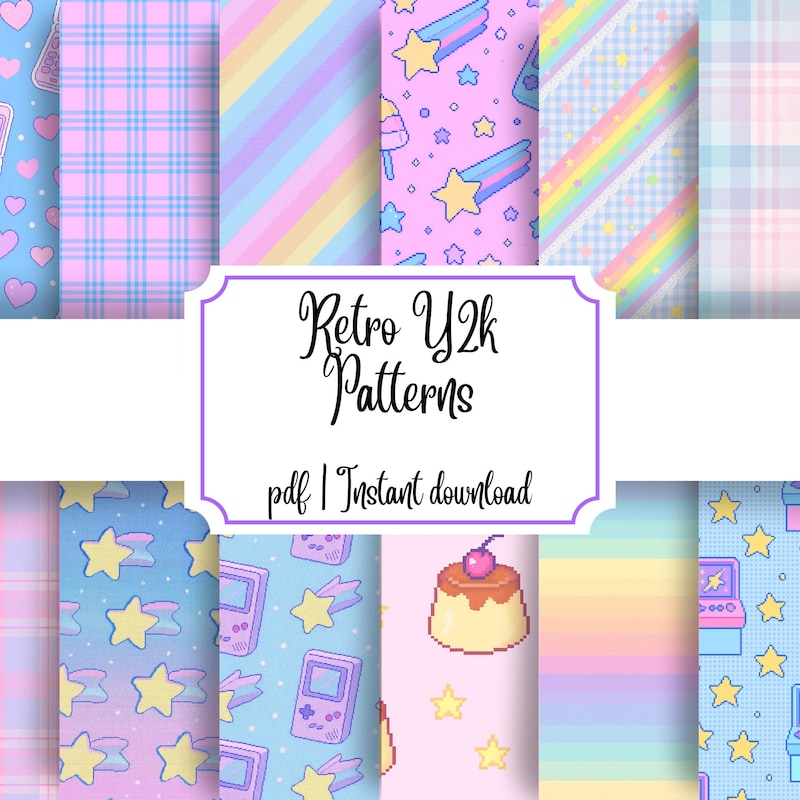 Y2k Striped Fabric - Etsy