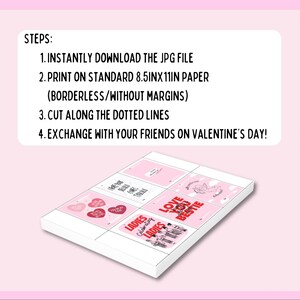 Aesthetic Galentine's Day Card Bundle | Instant Download | Printable ...