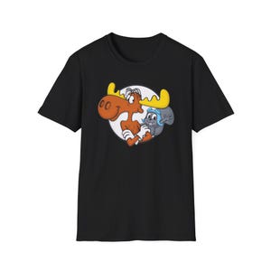 Rocky and Bullwinkle Shirt - Etsy