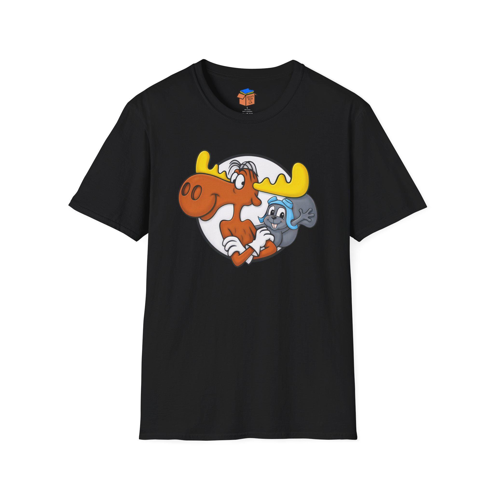 Rocky and Bullwinkle Shirt - Etsy