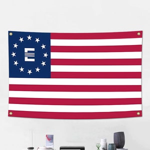 Enclave Flag Banner BoS Flag | Flag Banner Meme Flag Funny Tapestry Poster Canvas Picture Artwork Gift Light Vintage