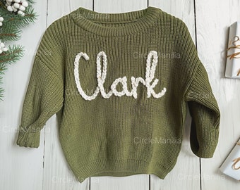 Celebrate Their Name with Personalized Baby Sweaters Exquisite Embroidery to Make Their Wardrobe Truly Special!