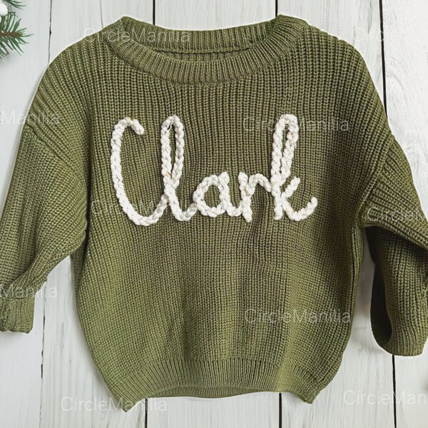 Celebrate Their Name with Personalized Baby Sweaters Exquisite Embroidery to Make Their Wardrobe Truly Special!