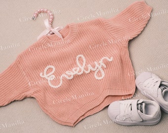 Celebrate Their Name with Personalized Baby Sweaters Exquisite Embroidery to Make Their Wardrobe Truly Special!