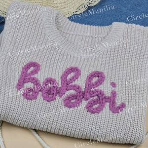 Honor Their Name with Personalized Baby Sweaters Featuring Beautiful Embroidery to Create a Truly Unique Wardrobe Addition!