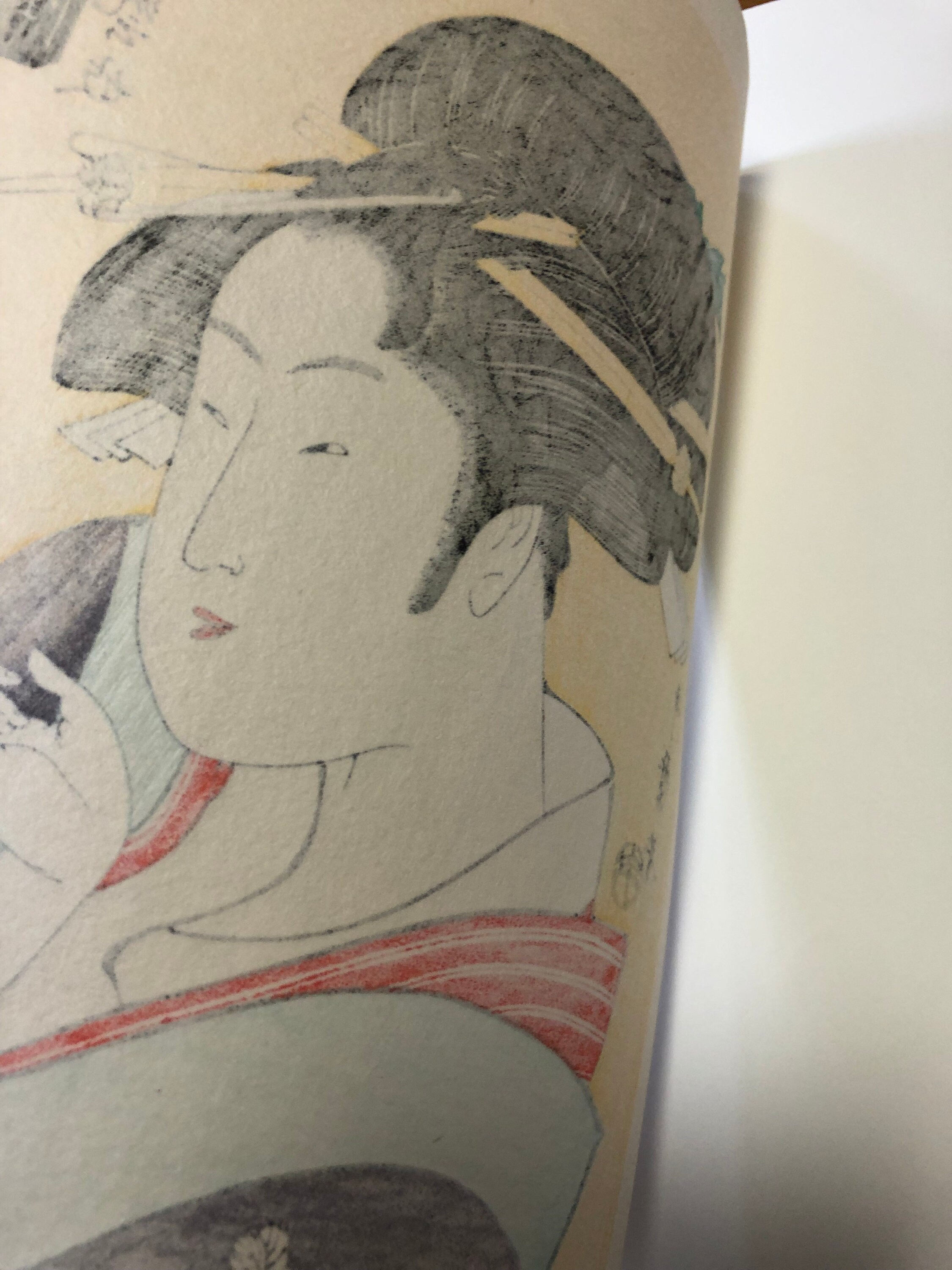Vintage Japanese Ukiyoe Woodblock Print Geisha Girl Utamaro Kitagawa - Etsy