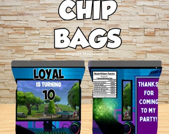 Gamer Inspired Chip Bags