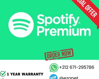 Spotify Premium || Spotify Premium-Konto für 12 Monate || Das Angebot endet bald