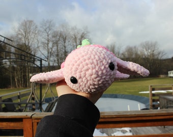 Crochet Medium-Sized Strawberry Turtle