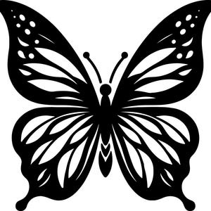 Butterfly and Butterfly skull SVG file