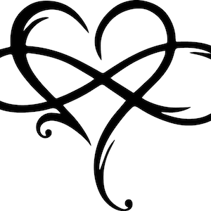 Fichier svg coeur infini