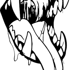 demon mouth svg