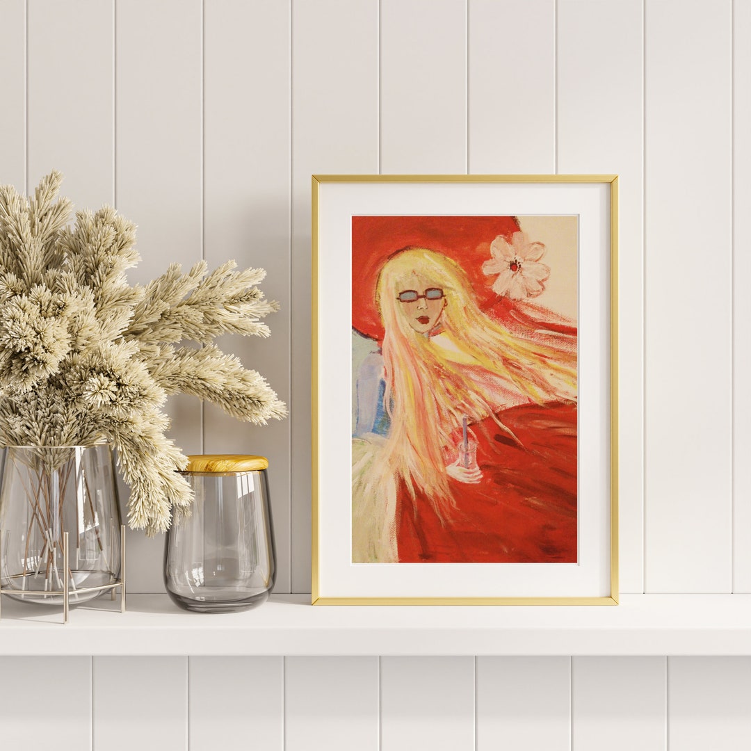 Sunshine on a Breezy Day at the Beach! Bohemian Style, Acrylic Paint on ...
