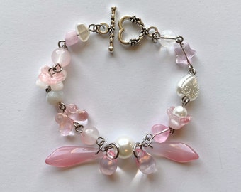 fairy petals flower bracelet