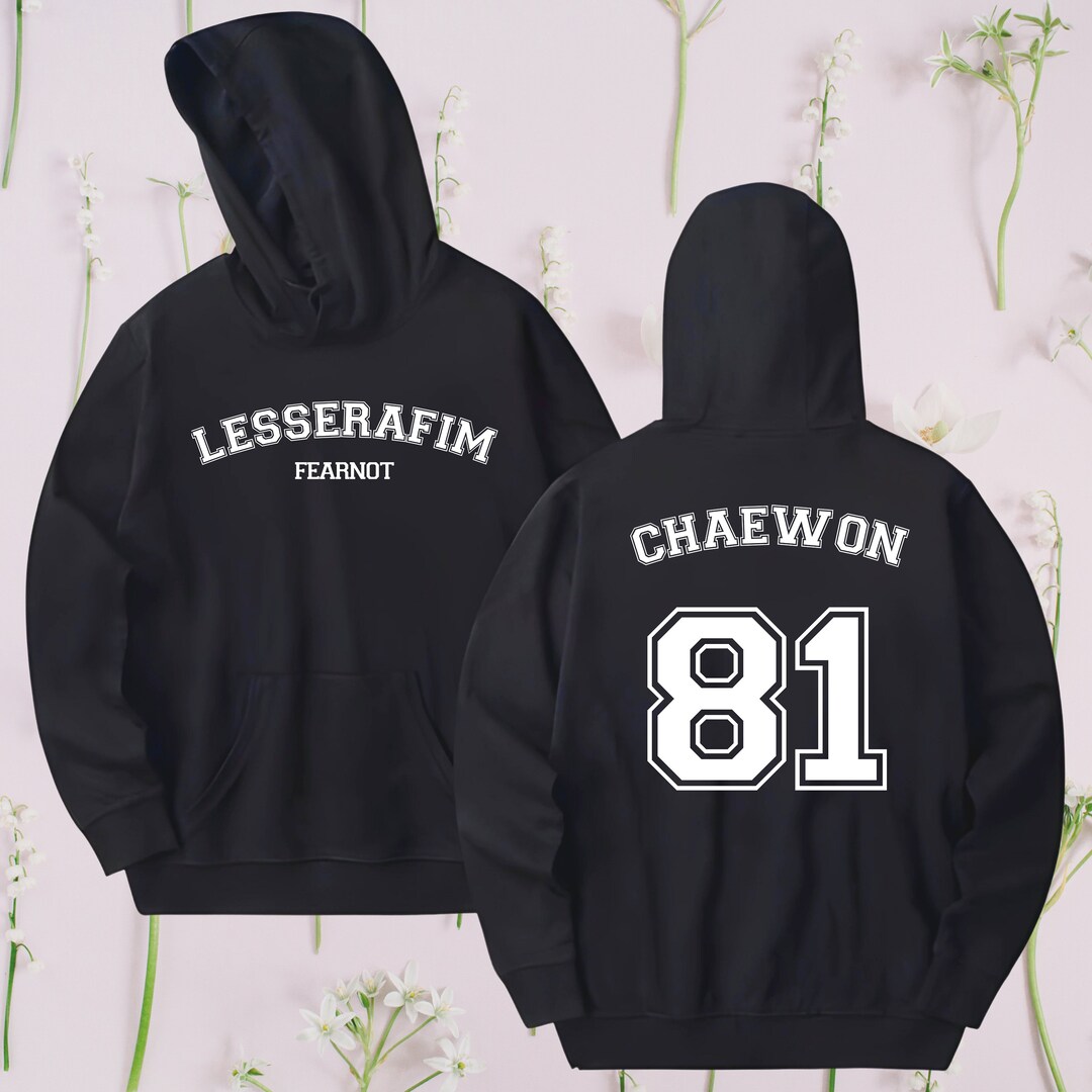 LE SSERAFIM CHAEWON Varsity Jersey Hoodie - Etsy