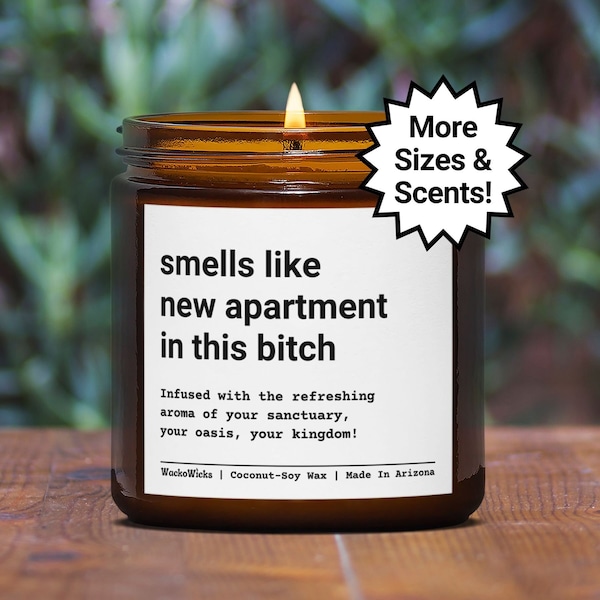 New Apartment Soy Candle, Our First Apartment, New Apartment Gift, Moving Apartments, Gift for Apartment, First Time Apartment Gift
