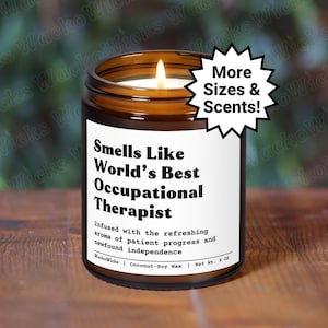 Best Occupational Therapist Candle | Occupational Therapist Gifts, Occupational Therapy Gifts, OT Gifts, COTA, OTA