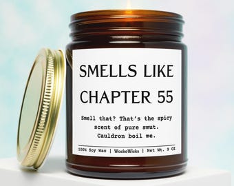 Chapter 55 ACOMAF Candle, Smutty Gift, Court of Thorns, Court of Mist, ACOTAR Merch, Smutty Books, Sarah J Mass Fan, Smut Reader Gifts